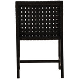 Benson Leather Dining Chair, Black, Set of 2