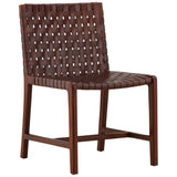Benson Leather Dining Chair by Dovetail