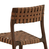 Leclair Dining Chair, Brown, Set of 2