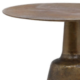 Golbez 40" Dining Table, Antique Brass