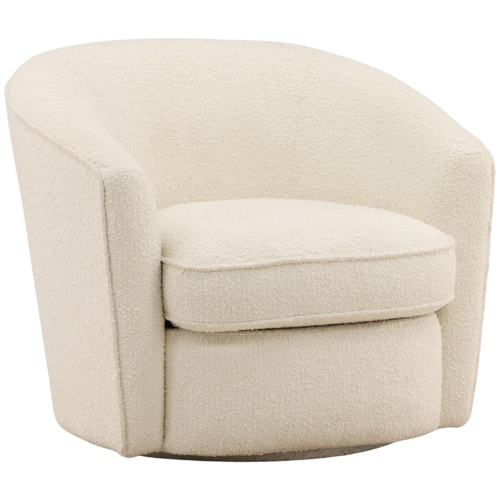 Marin Swivel Chair, Cream