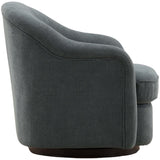 Lili Swivel Chair, Sepulveda Blue