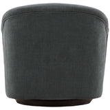 Lili Swivel Chair, Sepulveda Blue