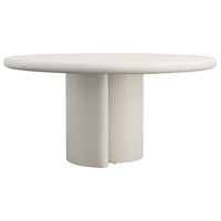Nemus Outdoor Dining Table, White-Furniture - Dining-High Fashion Home