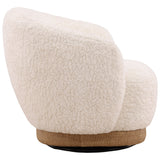 Jinora Swivel Chair, Cream