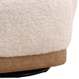 Jinora Swivel Chair, Cream