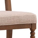 Dunmere Dining Chair, Taupe, Set of 2