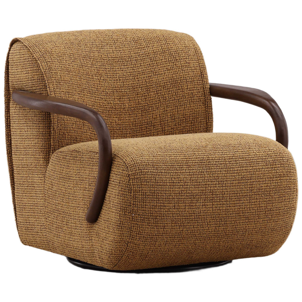 Roxana Swivel Chair, Ochre