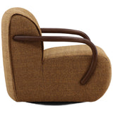 Roxana Swivel Chair, Ochre