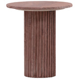 Ellison Outdoor Side Table, Rust