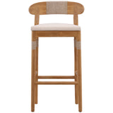 Luno Outdoor Bar Stool, Sand