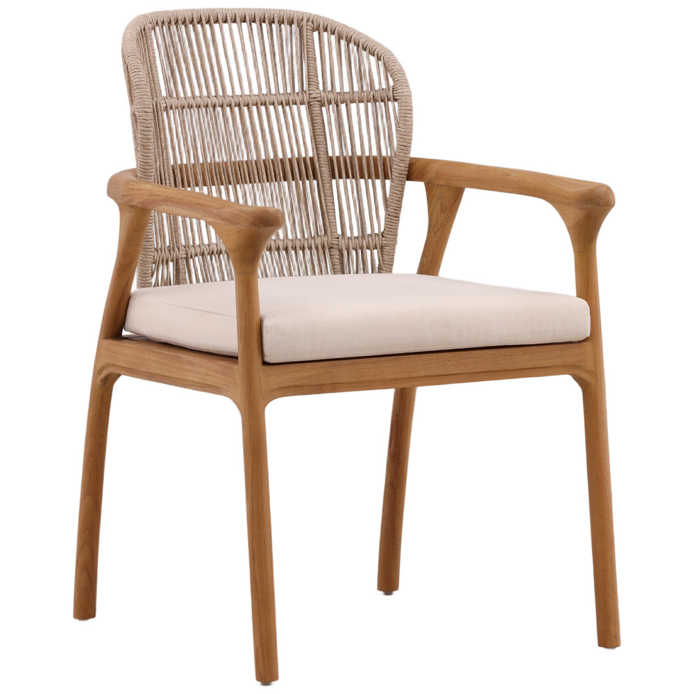 Kova Outdoor Dining Chair, Sand, Set of 2