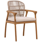 Kova Outdoor Dining Chair, Sand, Set of 2