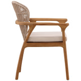 Kova Outdoor Dining Chair, Sand, Set of 2