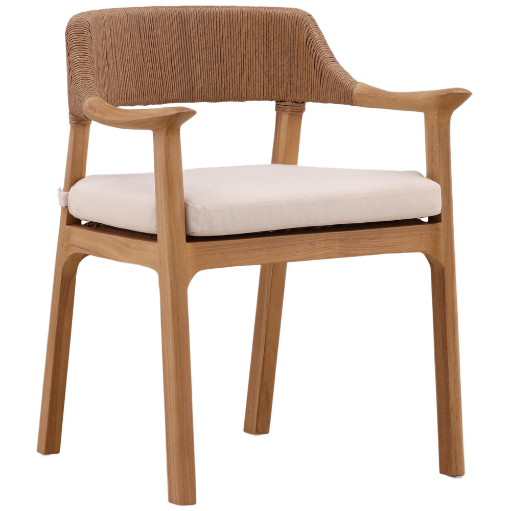 Veya Outdoor Dining Chair, Natural, Set of 2