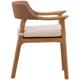 Veya Outdoor Dining Chair, Natural, Set of 2