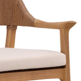 Veya Outdoor Dining Chair, Natural, Set of 2