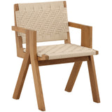 Mesa Outdoor Dining Chair, Cream , Set of 2