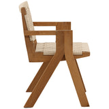 Mesa Outdoor Dining Chair, Cream , Set of 2