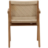 Mesa Outdoor Dining Chair, Cream , Set of 2