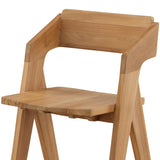 Aimi Outdoor Barstool, Natural