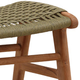 Vertis Outdoor Ottoman, Green