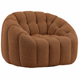 Rume Swivel Chair, Rust