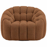 Rume Swivel Chair, Rust