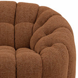 Rume Swivel Chair, Rust
