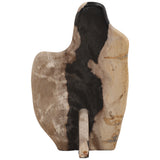 Orba Sculpture, Black/Natural