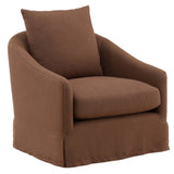 Laura Swivel Chair, Coffee