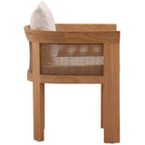 Cressan Outdoor Dining Chair, Cream