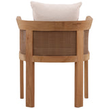 Cressan Outdoor Dining Chair, Cream