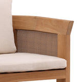 Cressan Outdoor Dining Chair, Cream