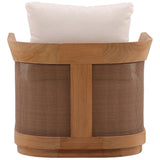Cressan Outdoor Chair, Cream