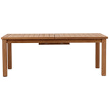Cosette Extendable Outdoor Dining Table, Natural