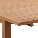 Cosette Extendable Outdoor Dining Table, Natural