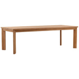 Duxbury Outdoor Dining Table, Natural