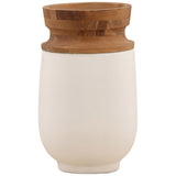 Nina Tall Pot, White