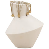 Tavo Vase, White/Natural, Set of 2