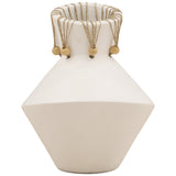 Tavo Vase, White/Natural, Set of 2