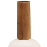 Aldmere Vase, White/Natural, Set of 4