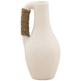 Claylen Vase, White/Natural, Set of 4