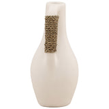 Claylen Vase, White/Natural, Set of 4