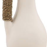 Claylen Vase, White/Natural, Set of 4