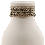 Flinton Vase, White/Natural, Set of 4