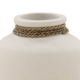 Yarley Vase, White/Natural, Set of 4