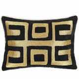 Dala Pillow, Black/Gold