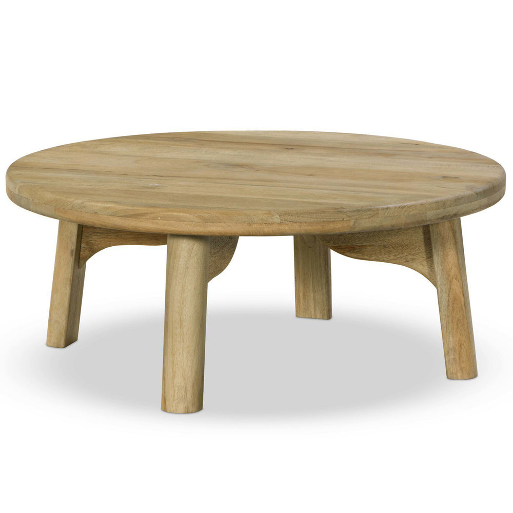 Daley Coffee Table, Light Natural-Furniture - Accent Tables-High Fashion Home