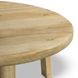 Daley Coffee Table, Light Natural-Furniture - Accent Tables-High Fashion Home